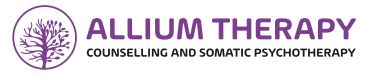 Allium Counselling Somatic Psychotherapy